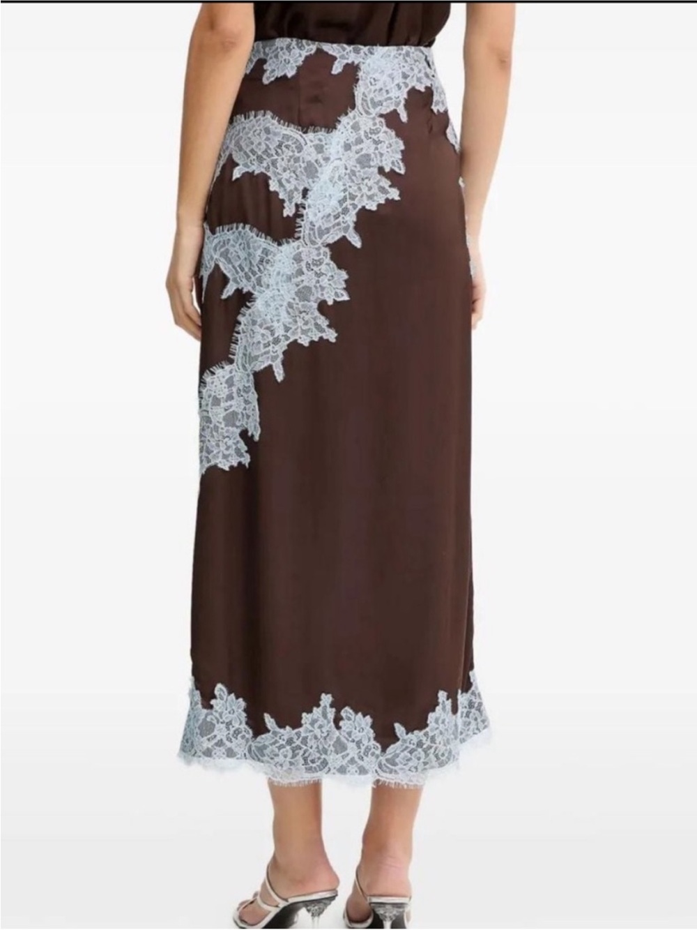 NWT Never Fully Dress Chocolate Melanie Skirt in Brown - Picture 6 of 12